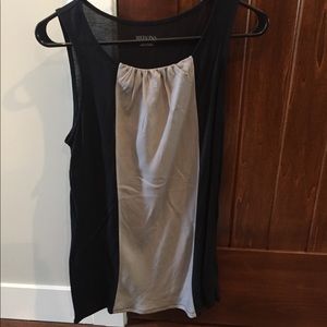 Merona Black and Grey Tank Top